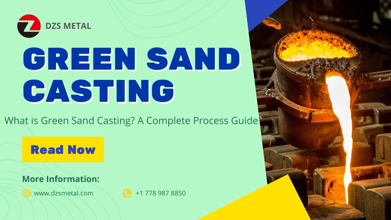 green sand casting creative picture